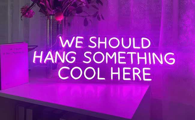FAQ - inspirational and motivational neon signs