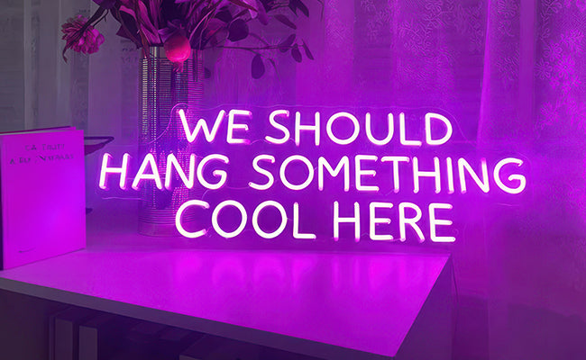 FAQ - inspirational neon signs