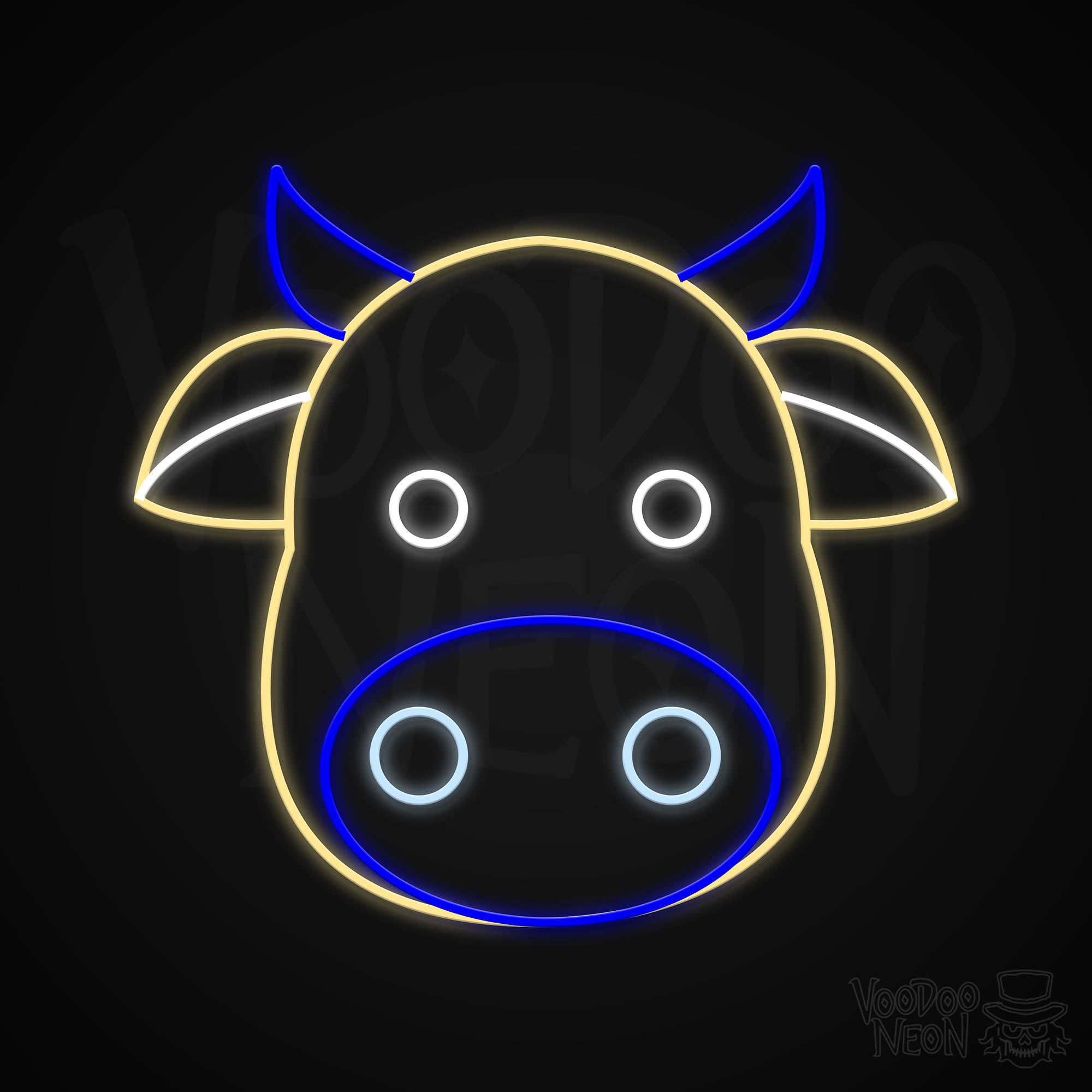 Cute Cow Neon Sign