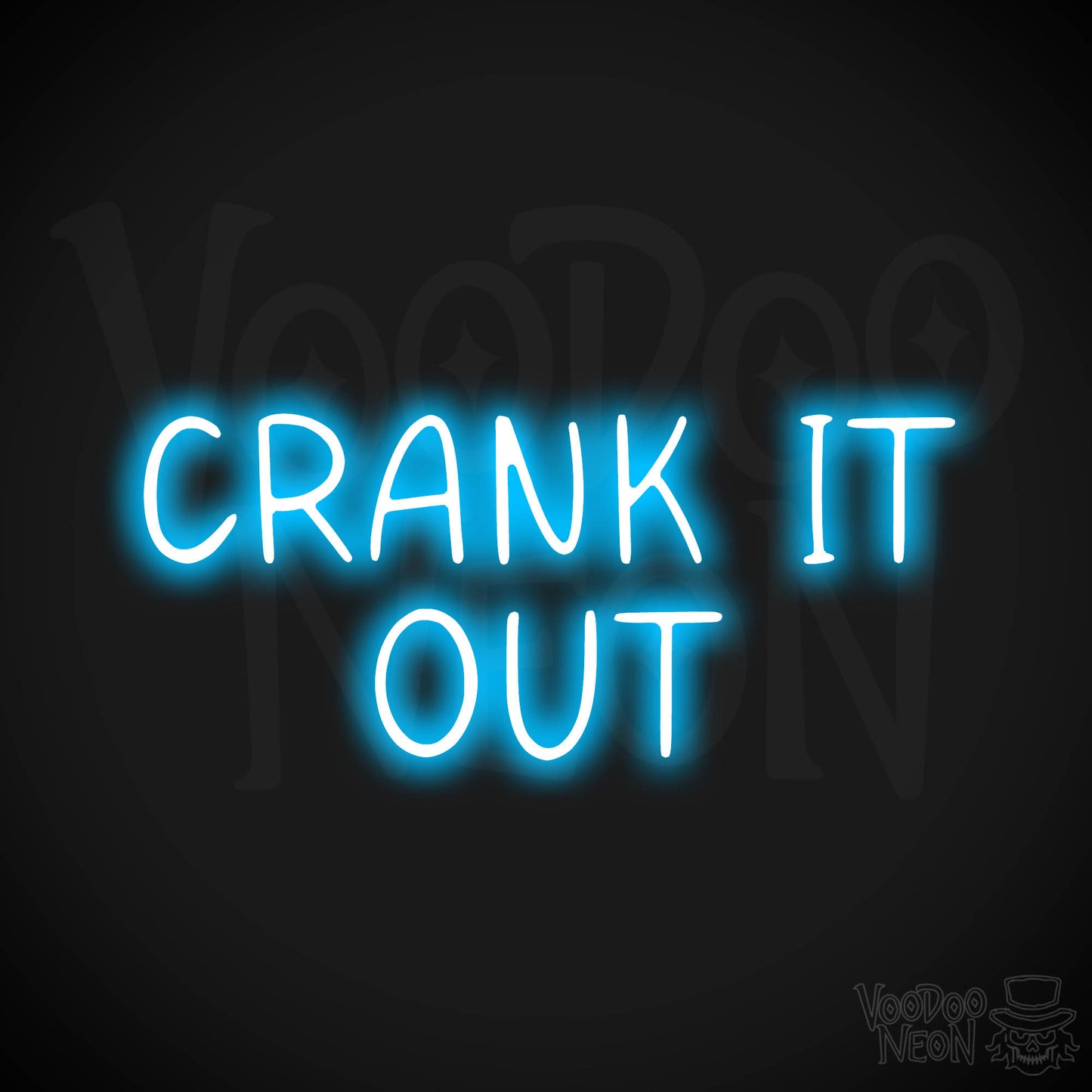 Crank It Out LED Neon - Dark Blue