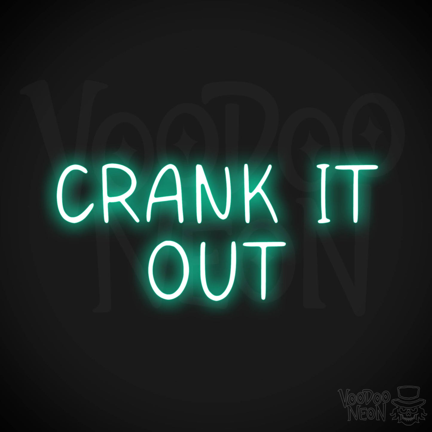 Crank It Out LED Neon - Light Green