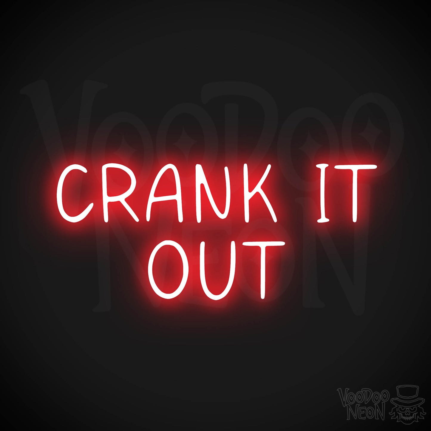 Crank It Out LED Neon - Red