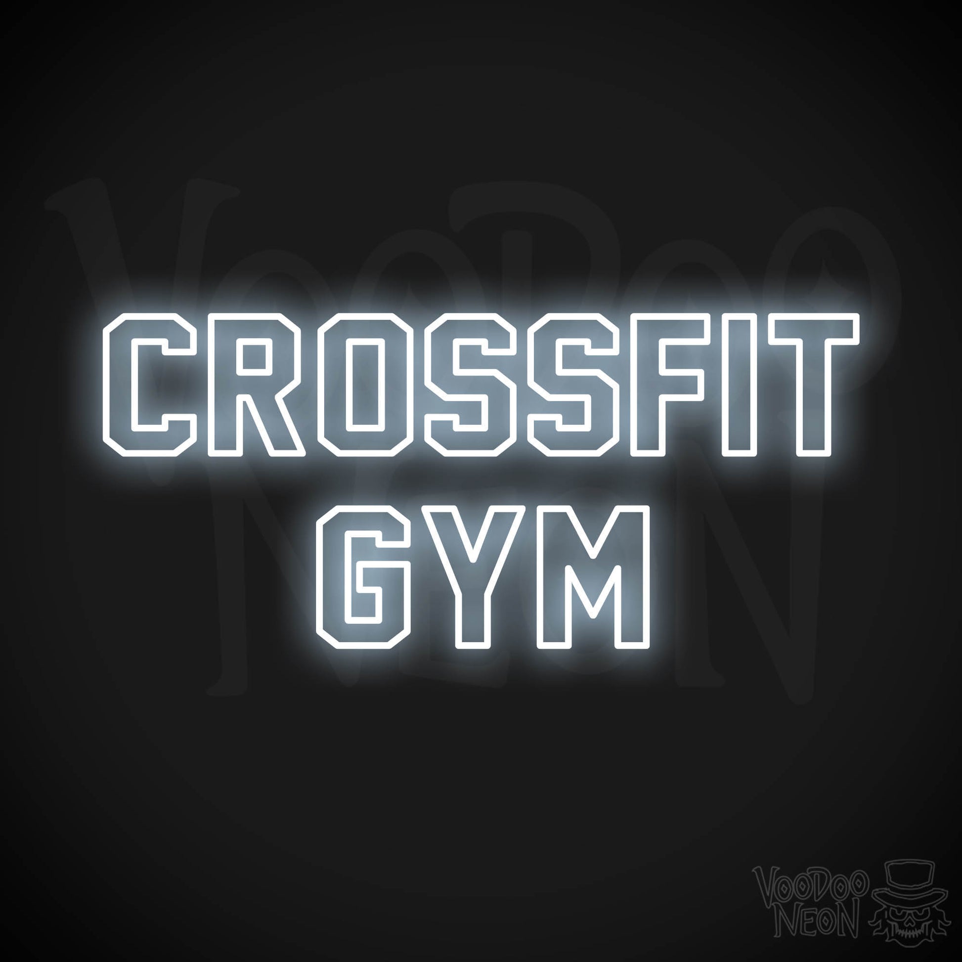 Crossfit Gym LED Neon - Cool White