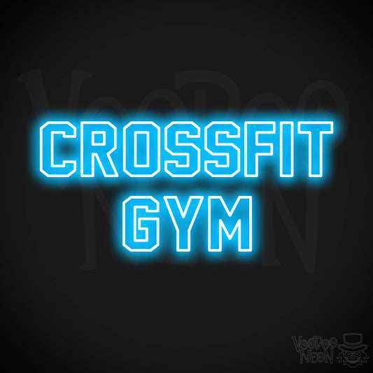 Crossfit Gym LED Neon - Dark Blue