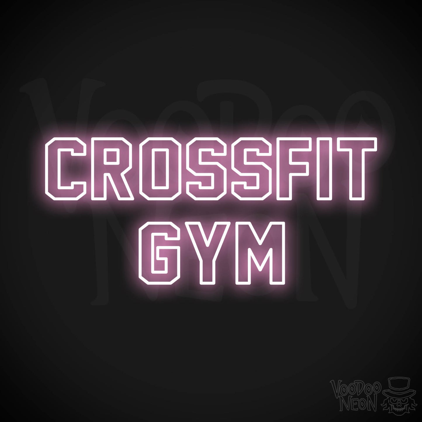 Crossfit Gym LED Neon - Light Pink