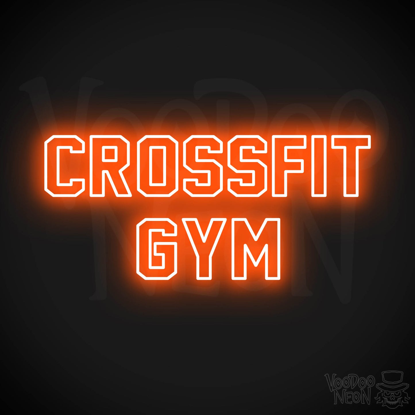 Crossfit Gym LED Neon - Orange