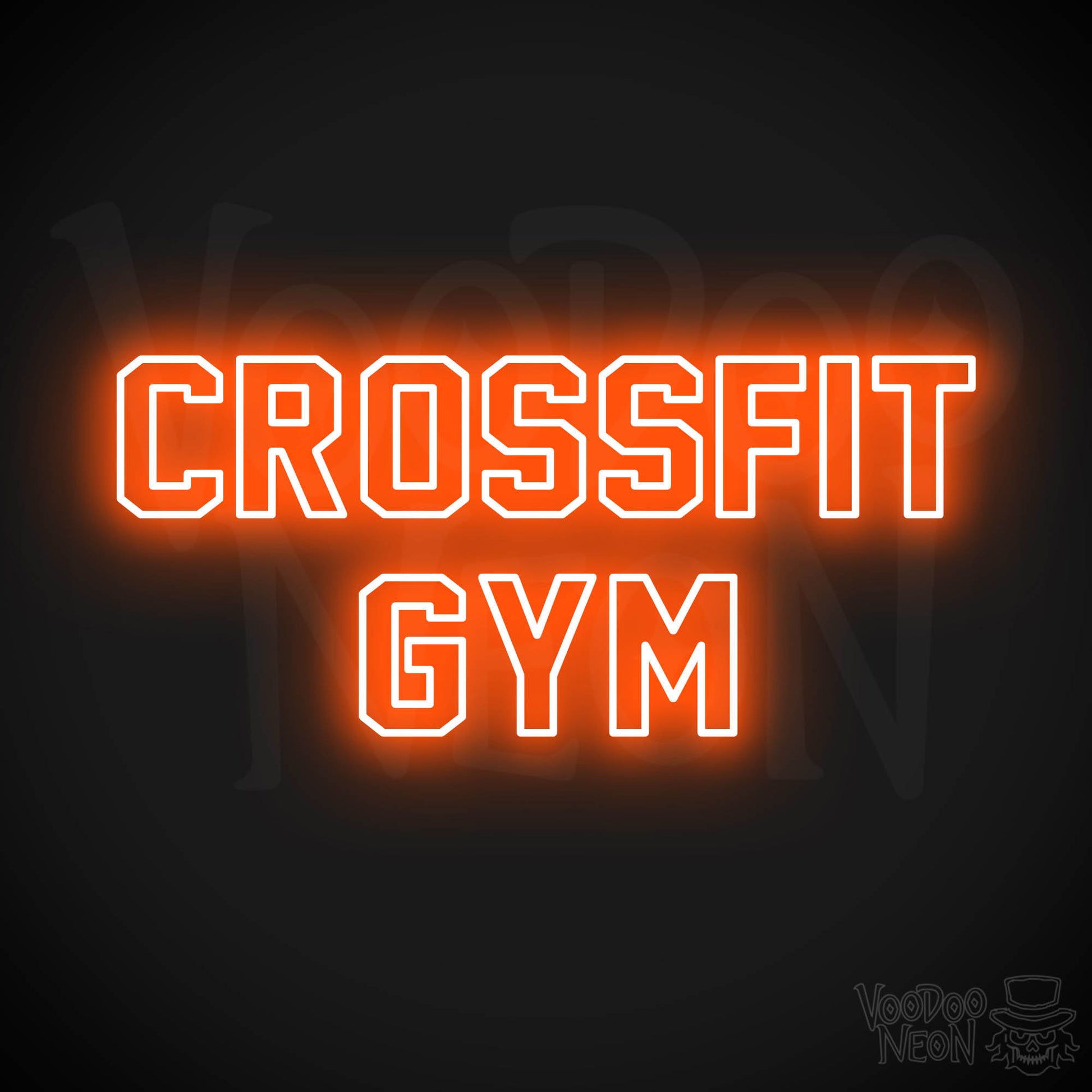 Crossfit Gym LED Neon - Orange