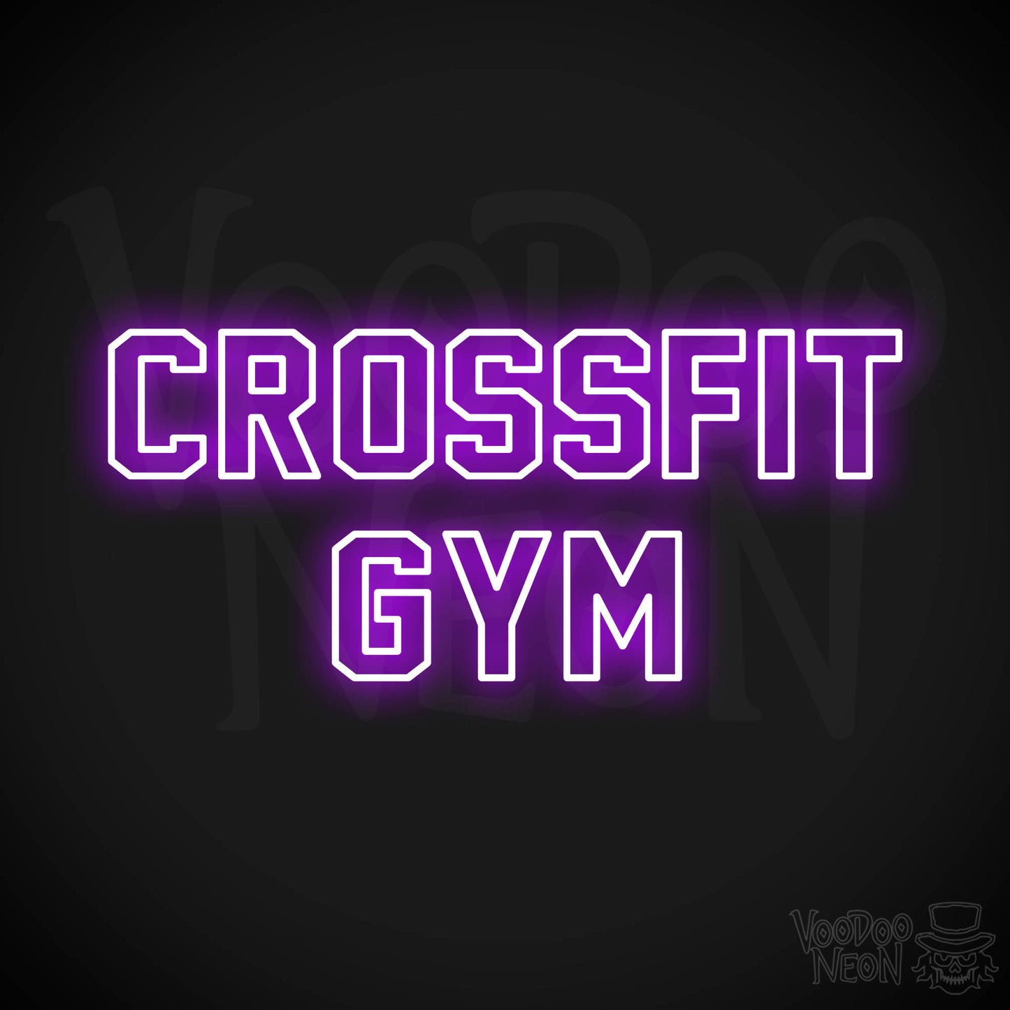 Crossfit Gym LED Neon - Purple