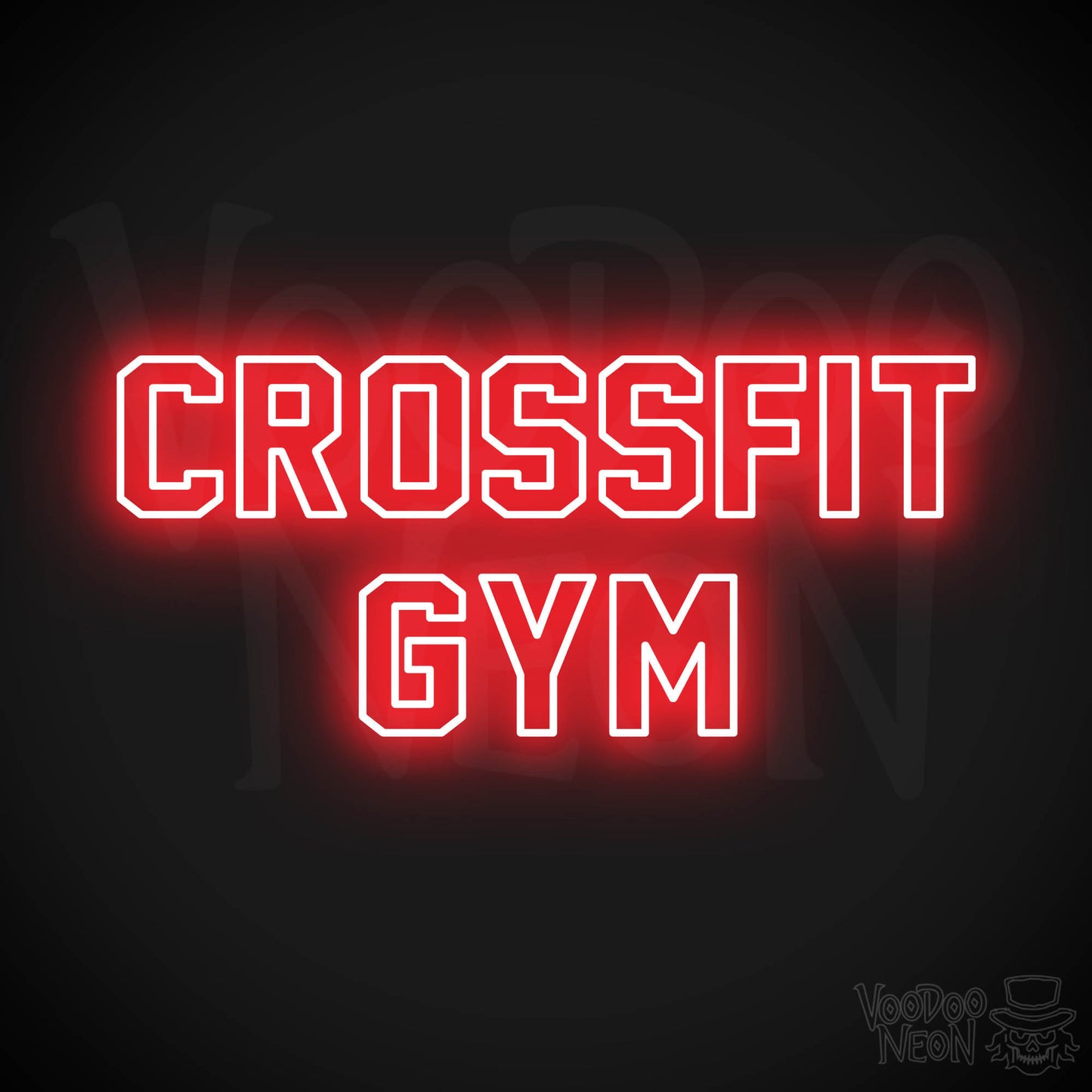 Crossfit Gym LED Neon - Red