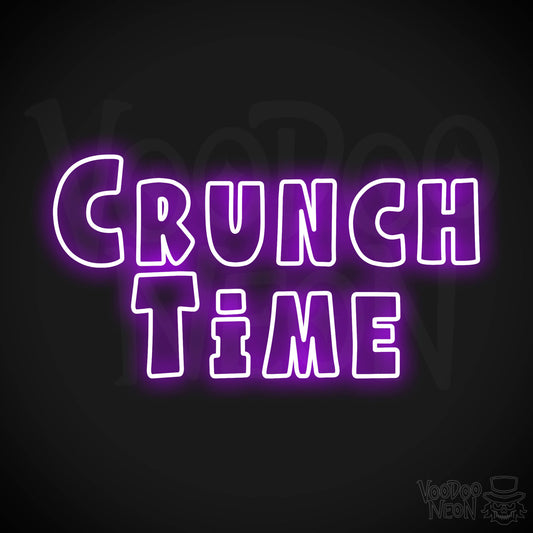 Crunch Time LED Neon - Purple