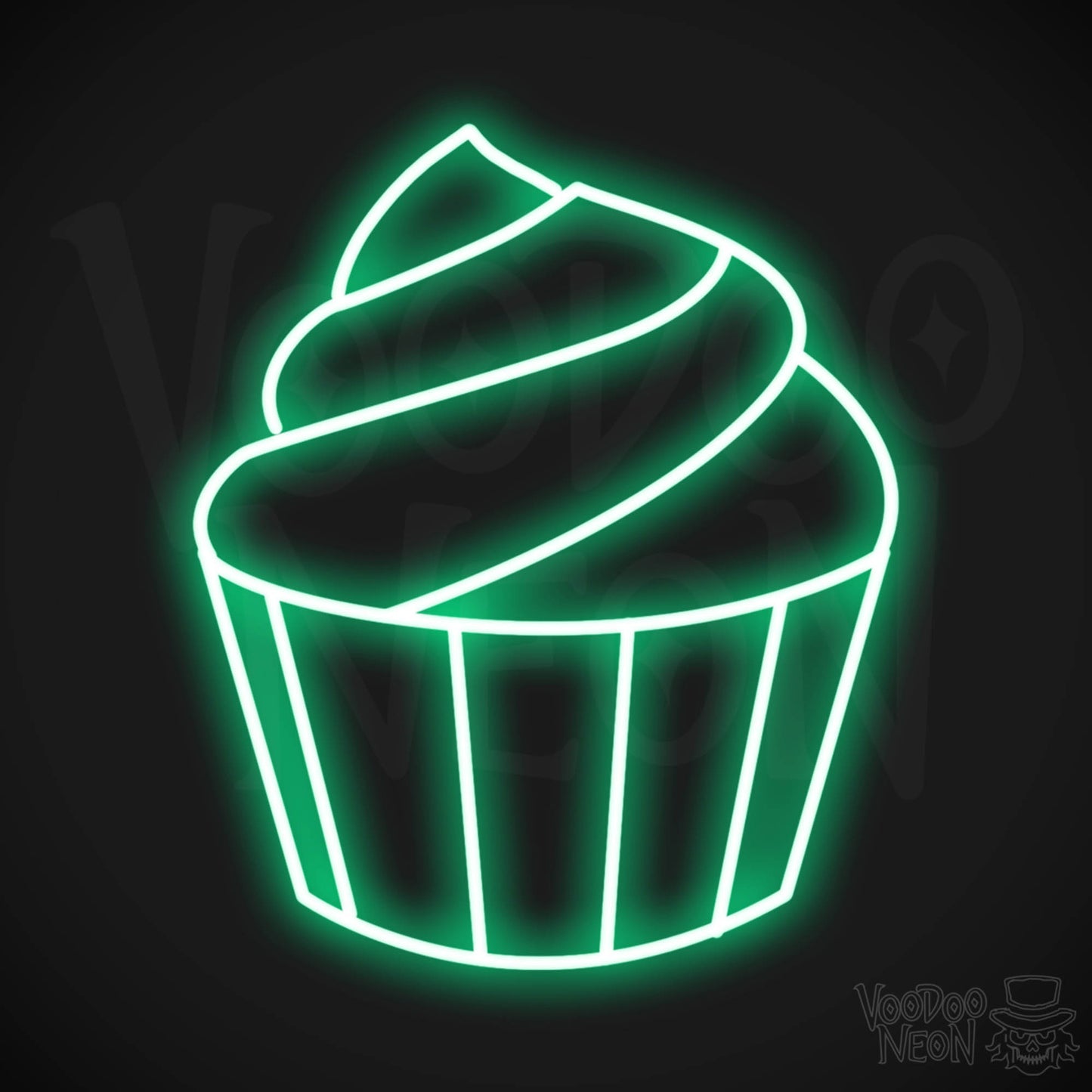 Cupcake LED Neon - Green