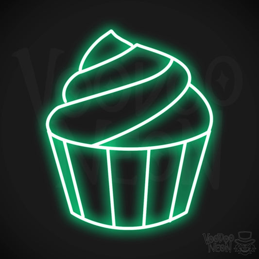 Cupcake LED Neon - Green