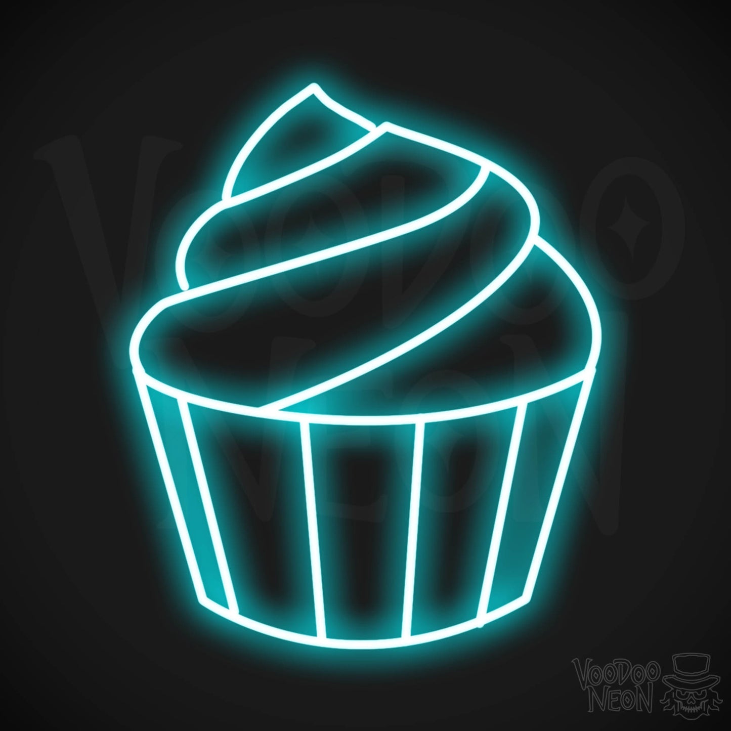 Cupcake LED Neon - Ice Blue