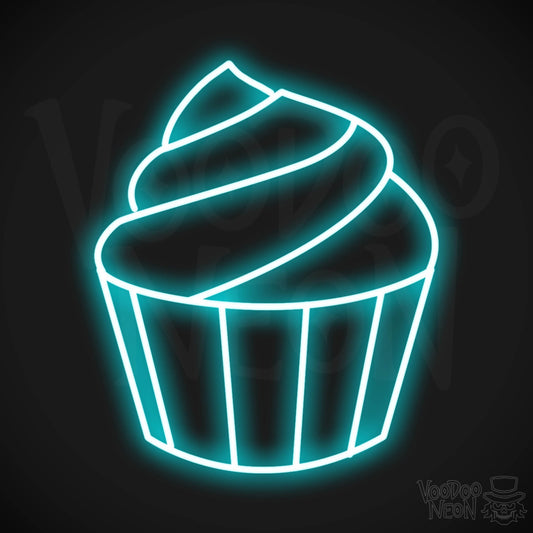 Cupcake LED Neon - Ice Blue