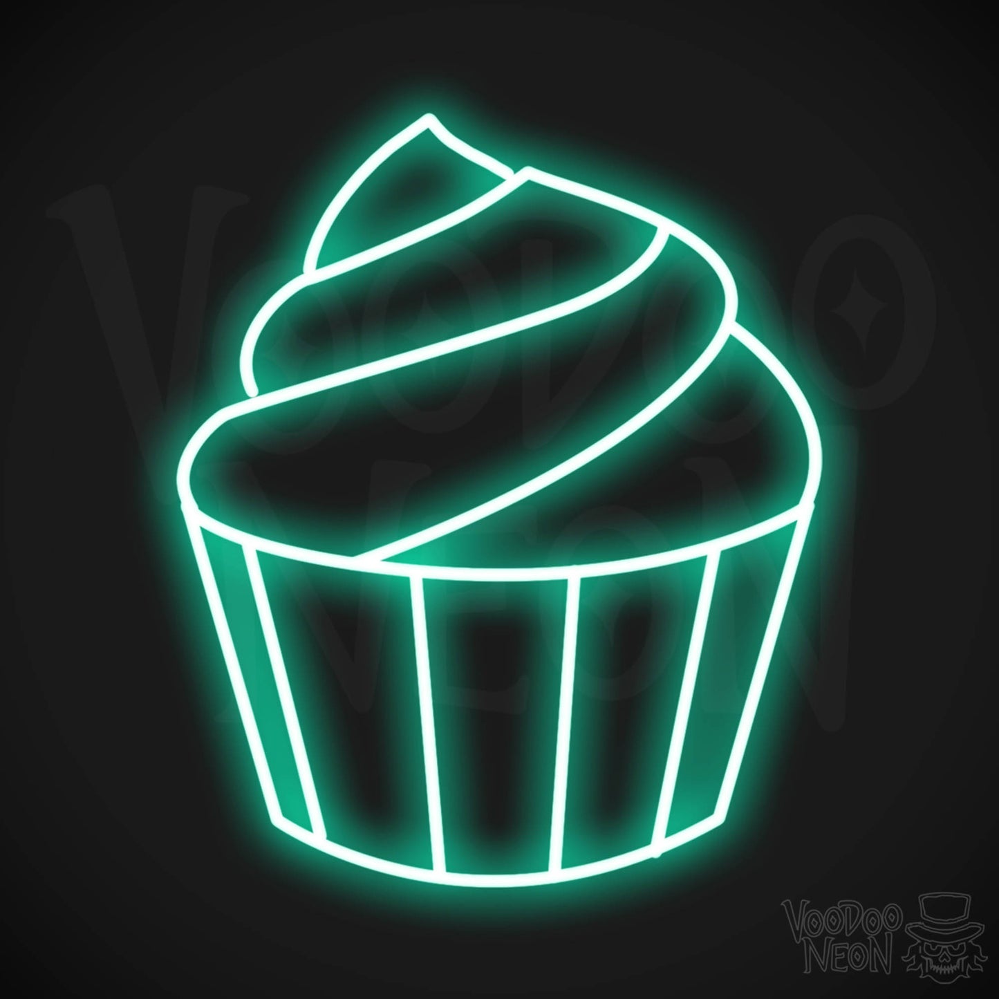 Cupcake LED Neon - Light Green