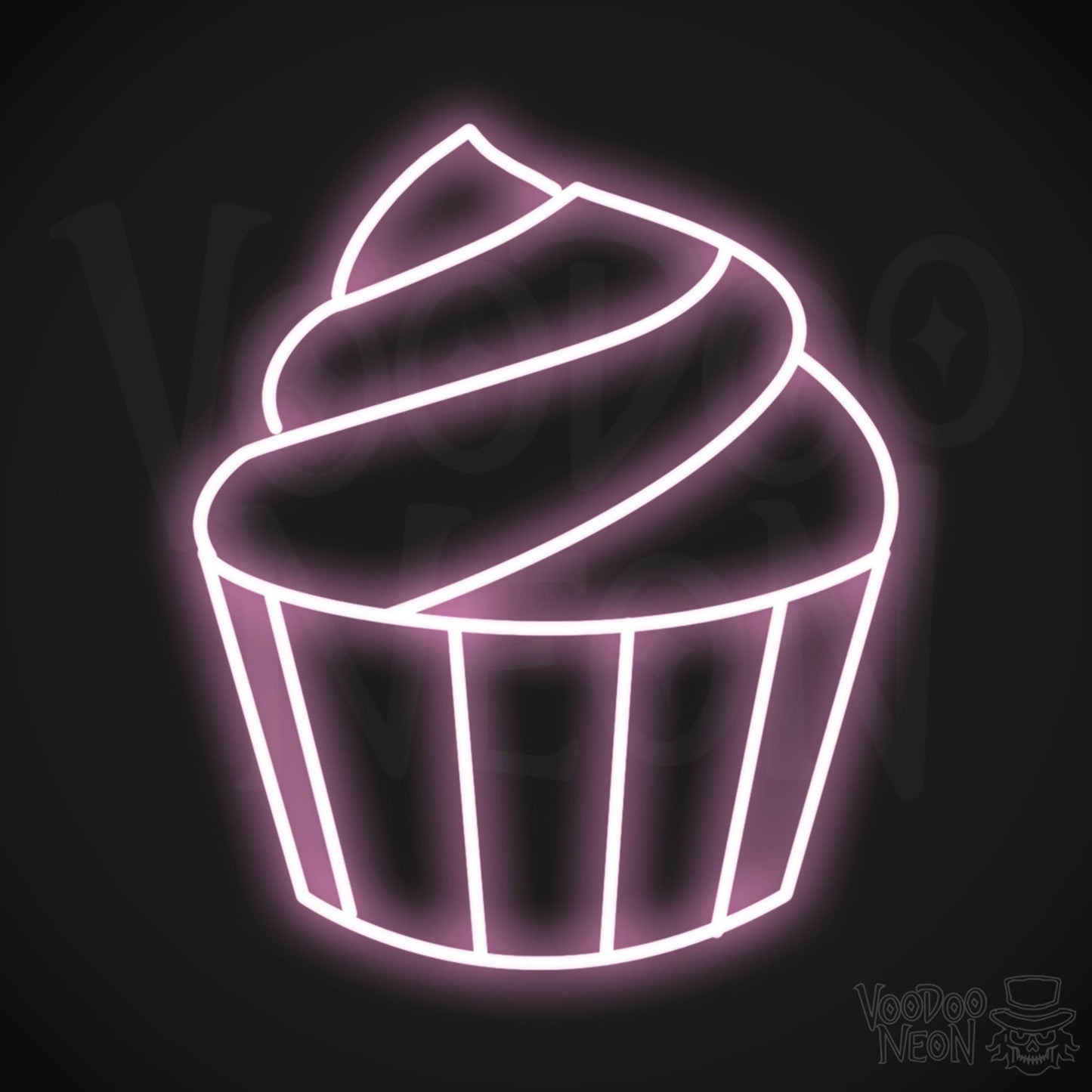 Cupcake LED Neon - Light Pink