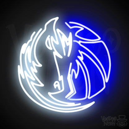 Dallas Mavericks Neon Sign - Dallas Mavericks Sign - Neon Mavericks Wall Art - Color Multi-Color