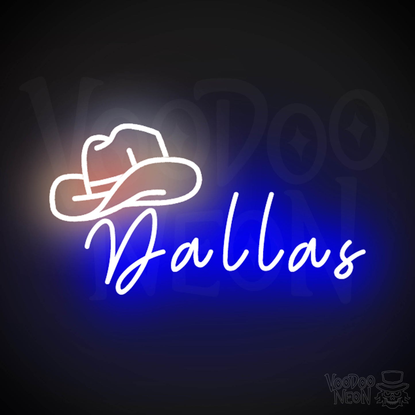 Dallas Neon Sign - Neon Dallas Sign - LED Sign - Color Multi-Color