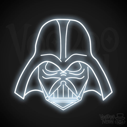 Darth Vader Neon Sign - Neon Darth Vader - Darth Vader LED Light - Color Cool White