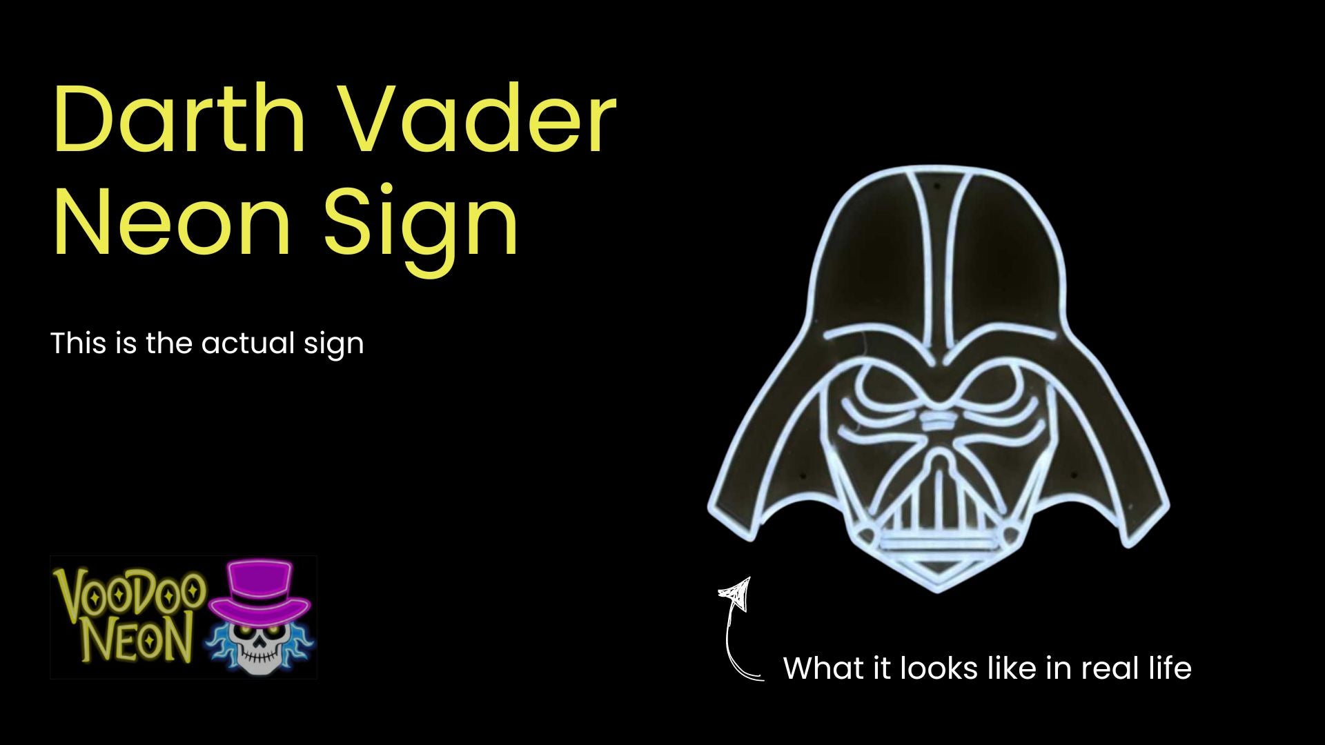 Darth Vader - Actual Neon Sign