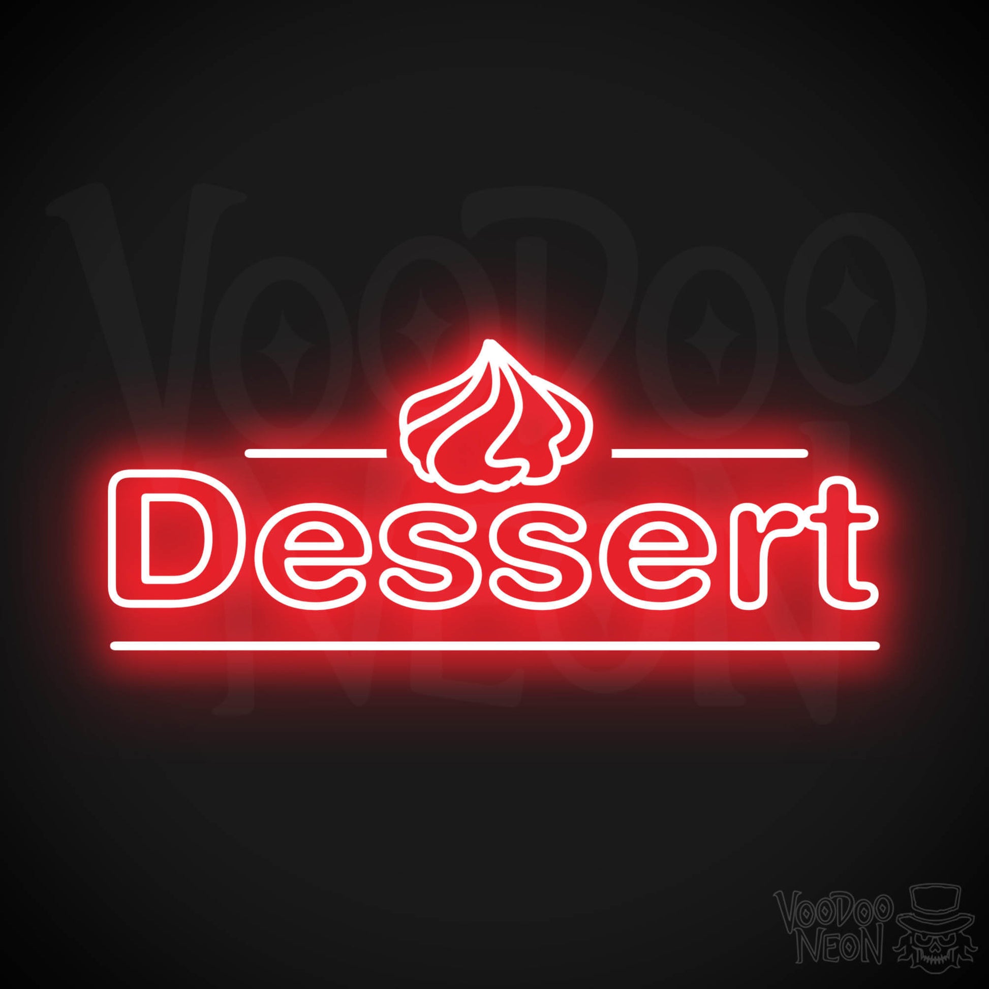 Dessert LED Neon - Red