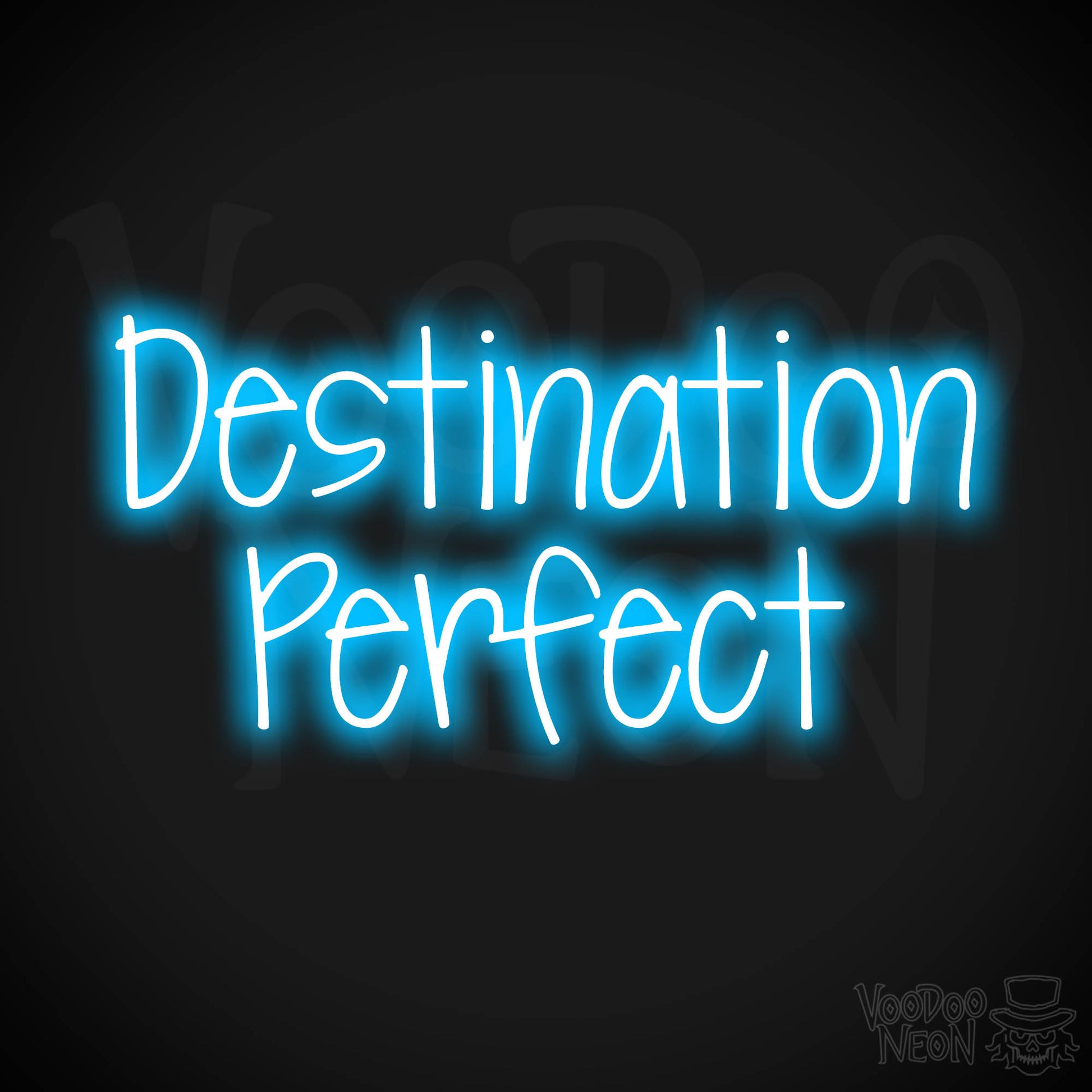 Destination Perfect LED Neon - Dark Blue