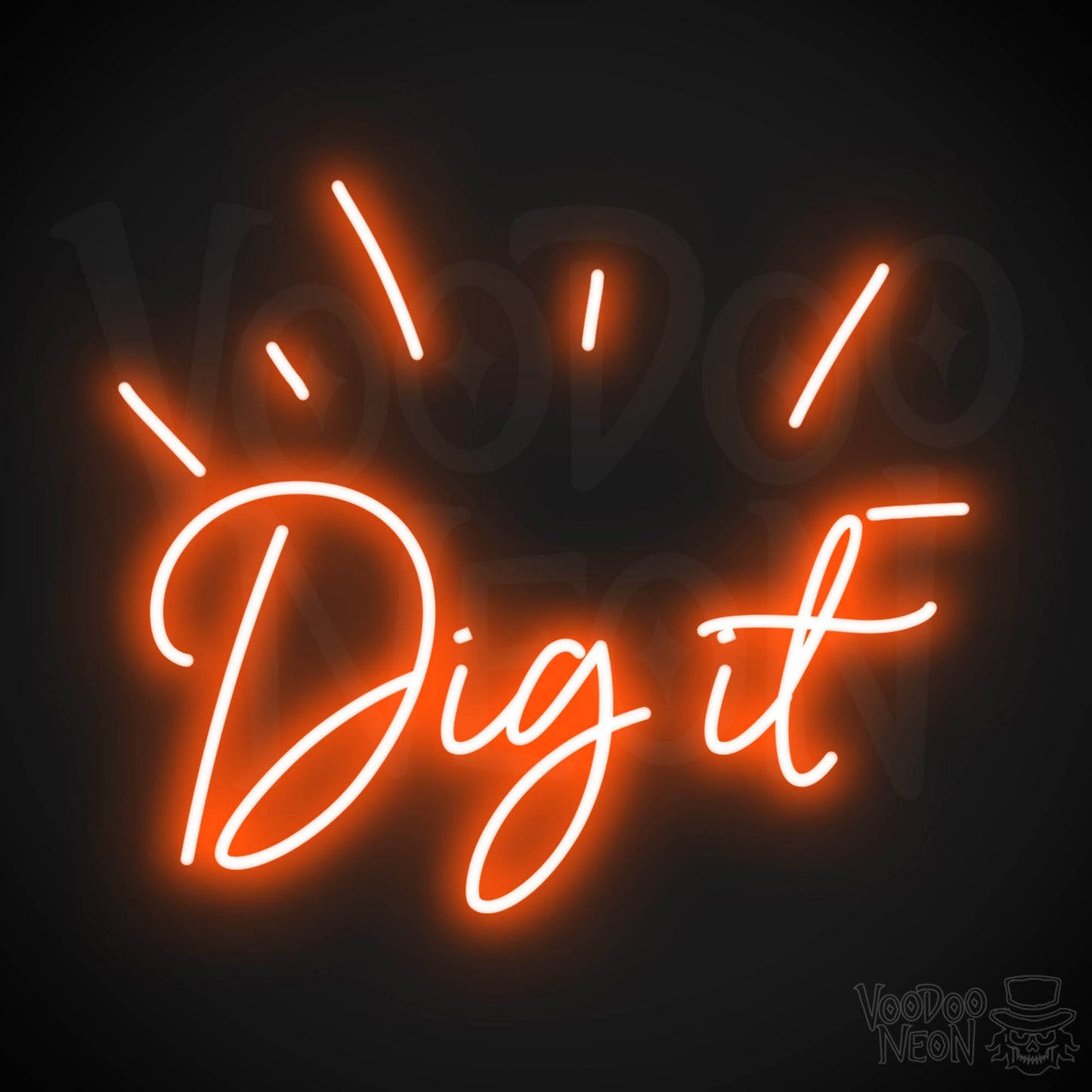 Dig It LED Neon - Orange