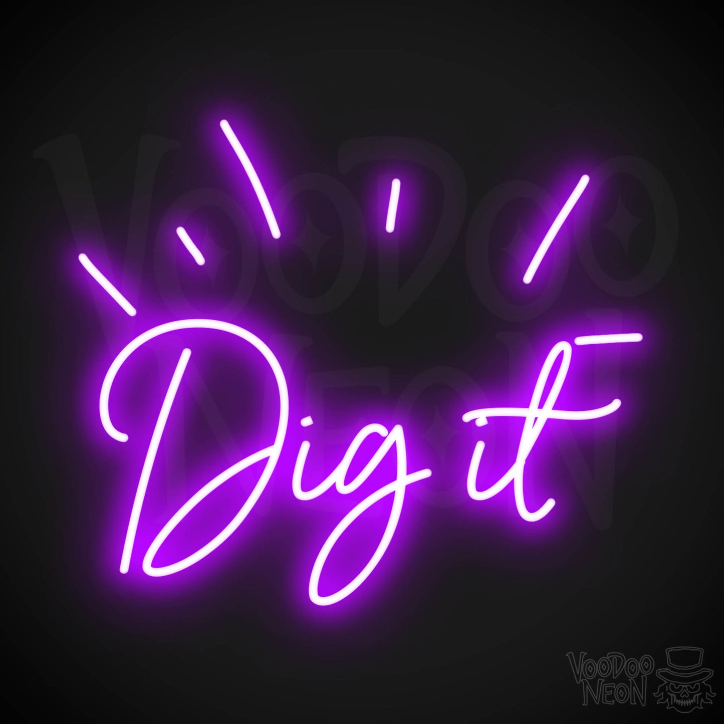 Dig It LED Neon - Purple