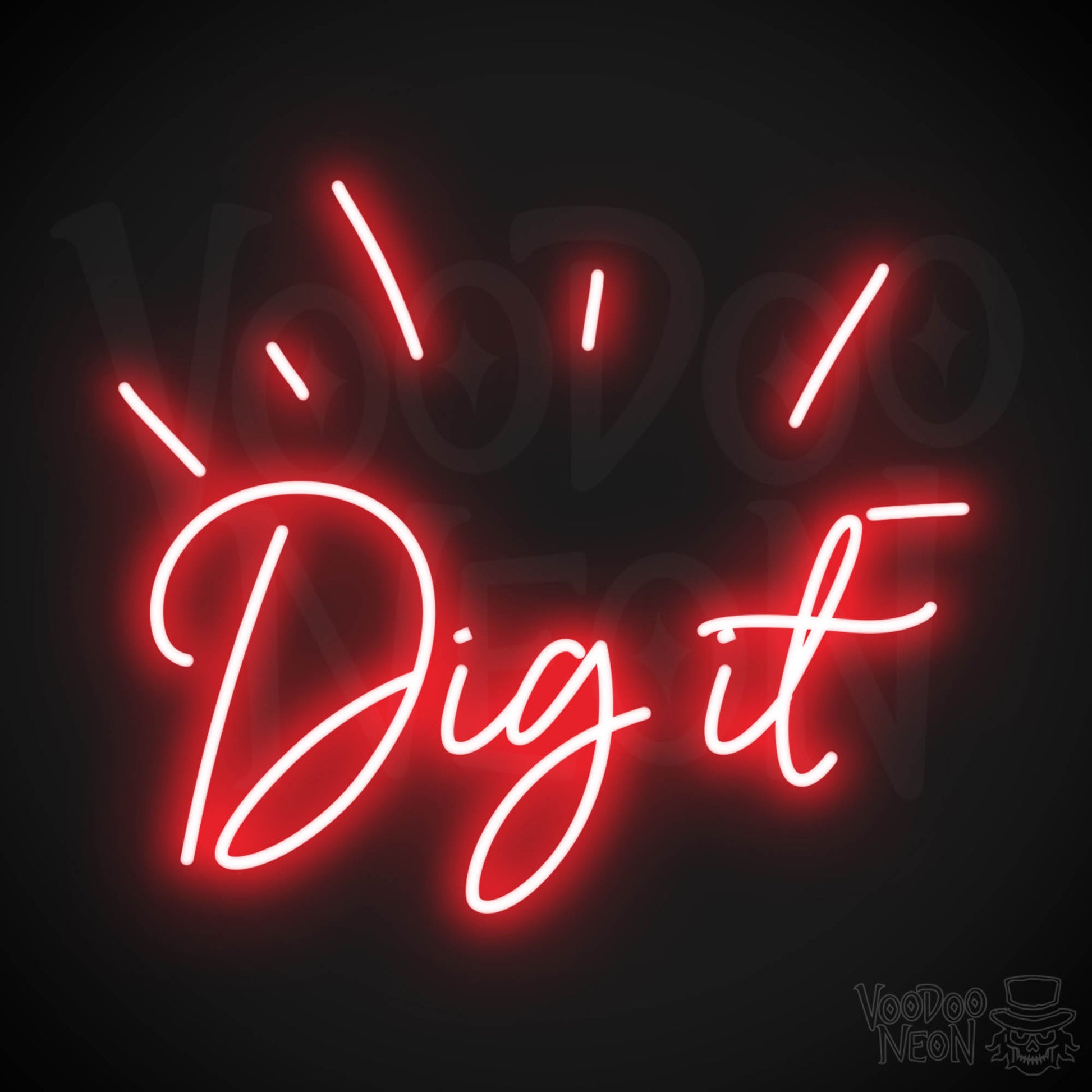 Dig It LED Neon - Red