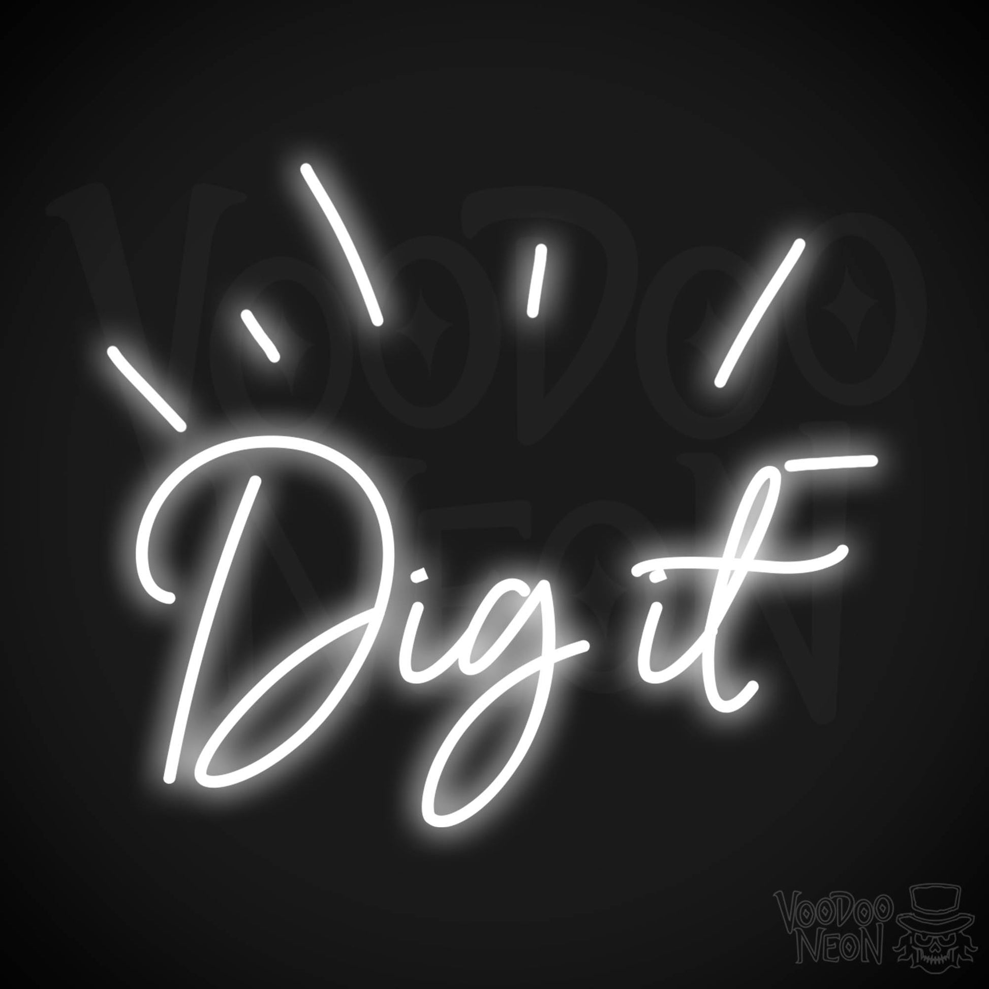 Dig It LED Neon - White