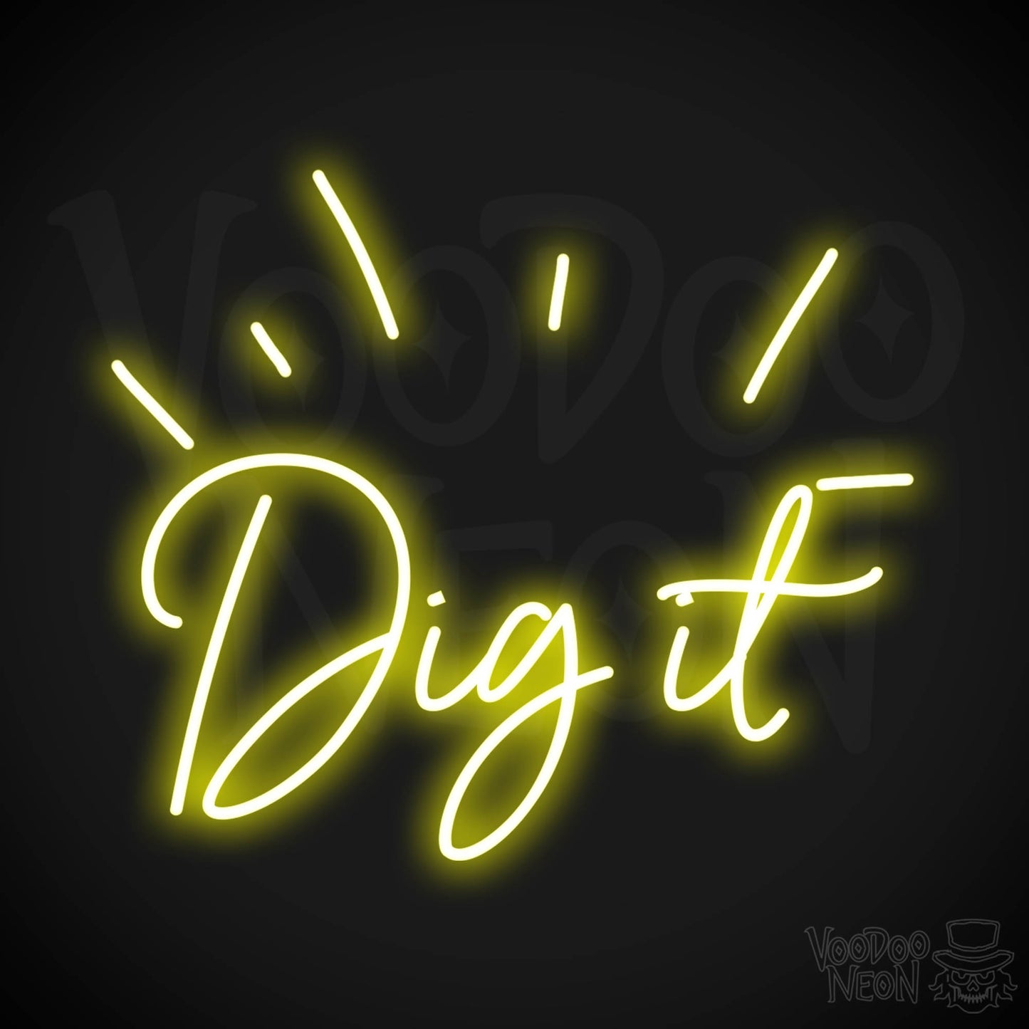 Dig It LED Neon - Yellow