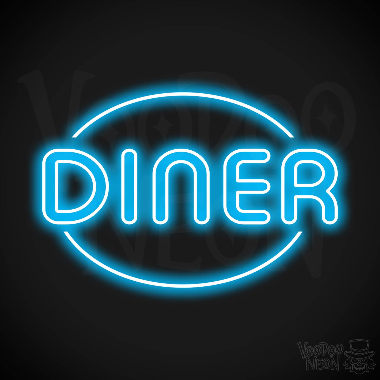 Diner LED Neon - Dark Blue