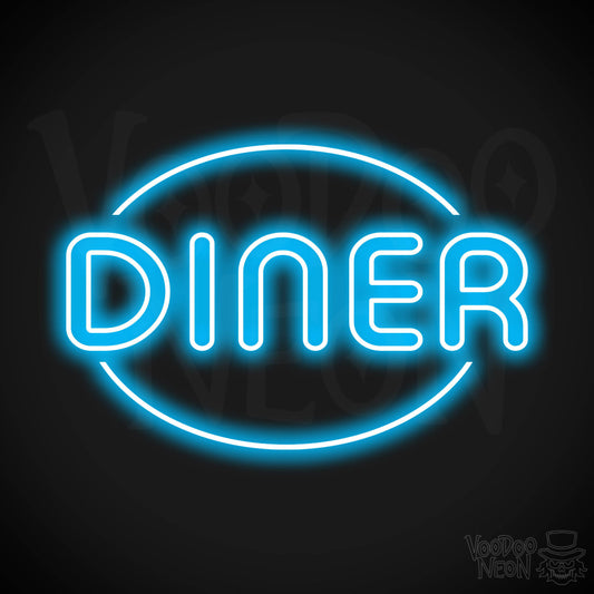 Diner LED Neon - Dark Blue