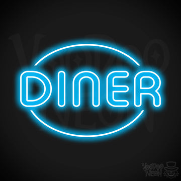 Diner LED Neon - Dark Blue