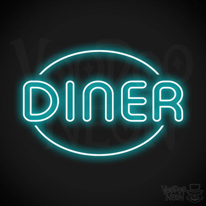 Diner LED Neon - Ice Blue