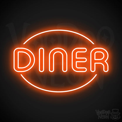 Diner LED Neon - Orange