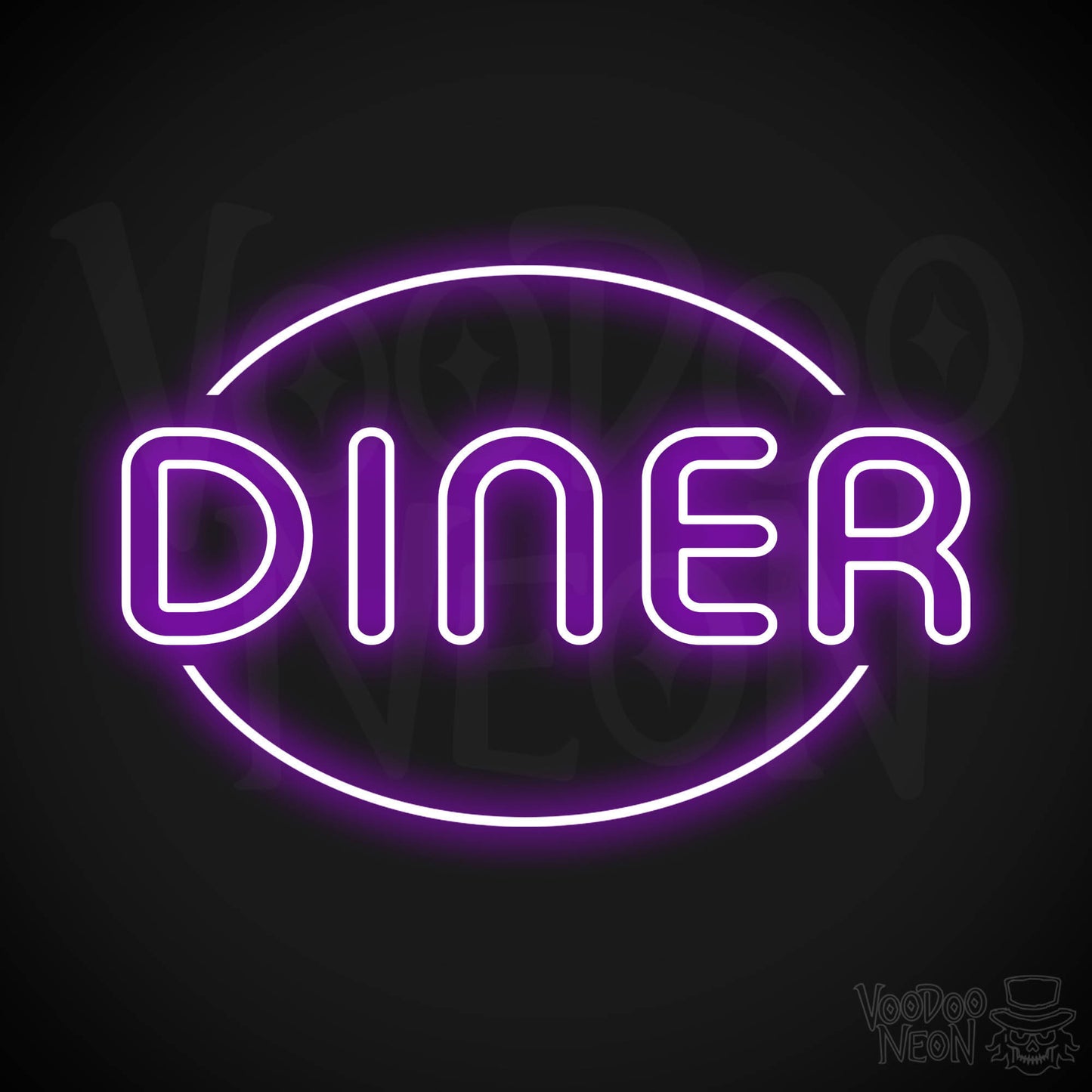 Diner LED Neon - Purple