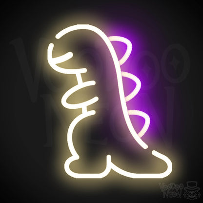 Dinosaur Neon Sign - Neon Dinosaur Sign - LED Wall Art - Color Multi-Color