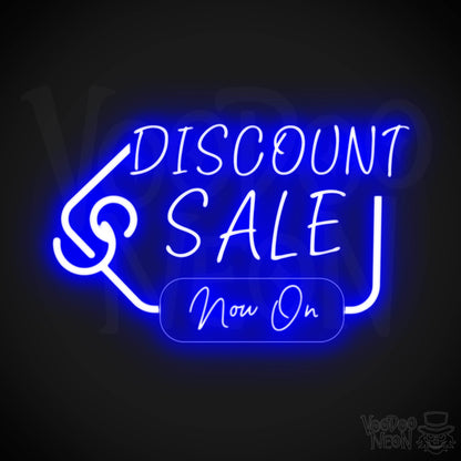 Discount Sale Now On Neon Sign - LED Wall Art - Color Dark Blue