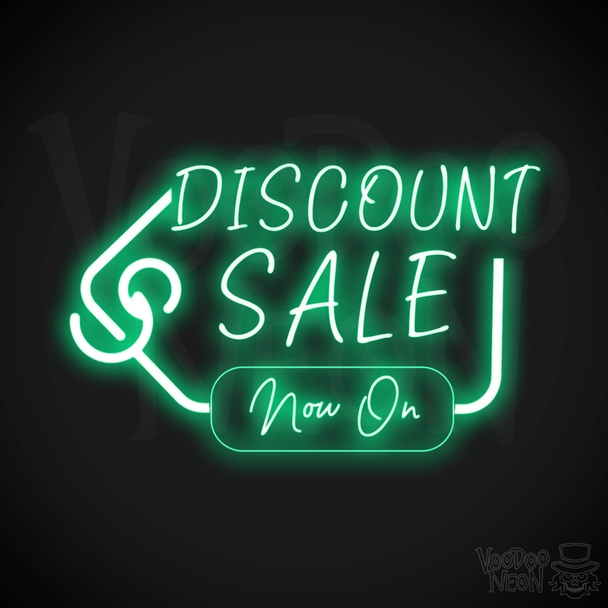 Discount Sale Now On Neon Sign - LED Wall Art - Color Green