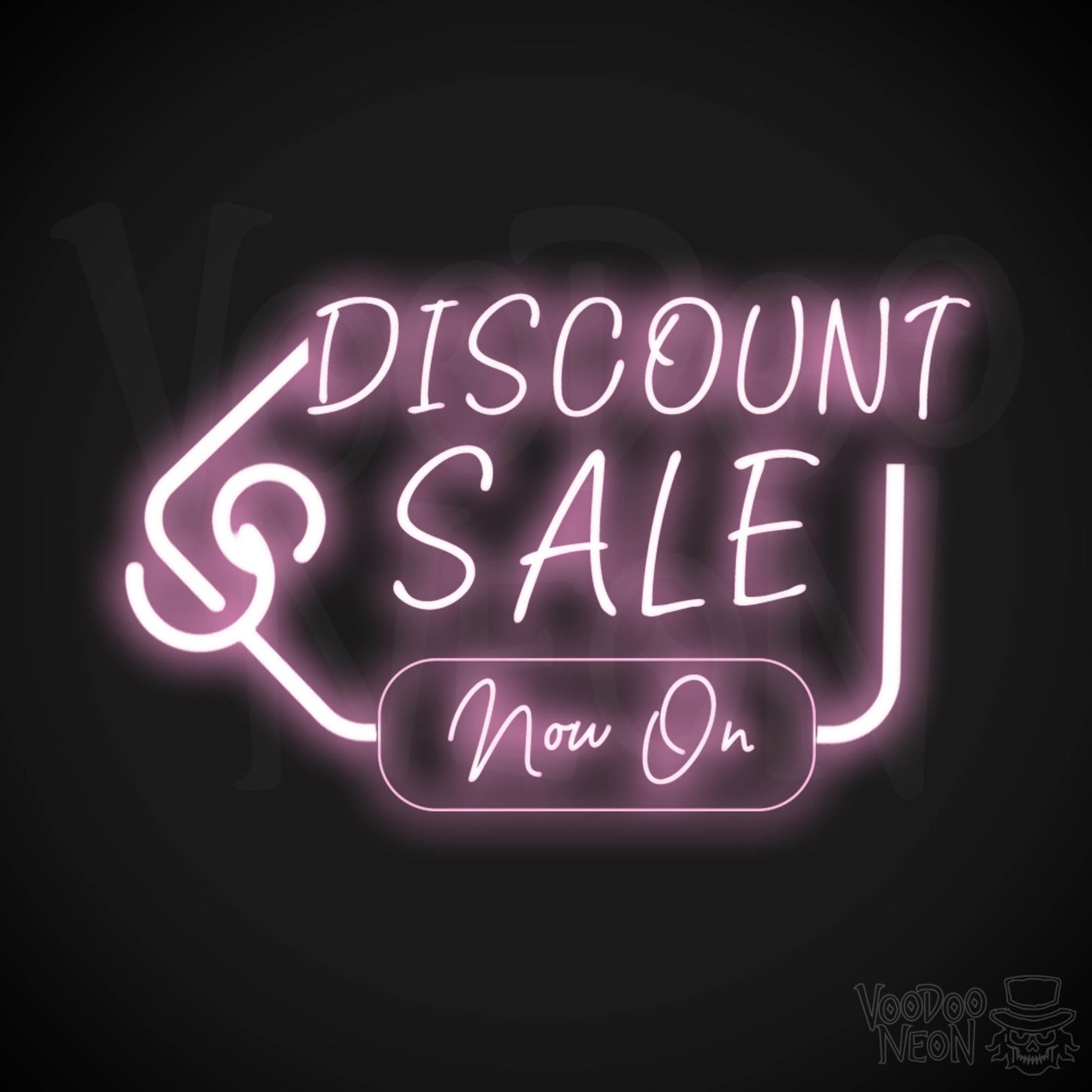 Discount Sale Now On Neon Sign - LED Wall Art - Color Light Pink