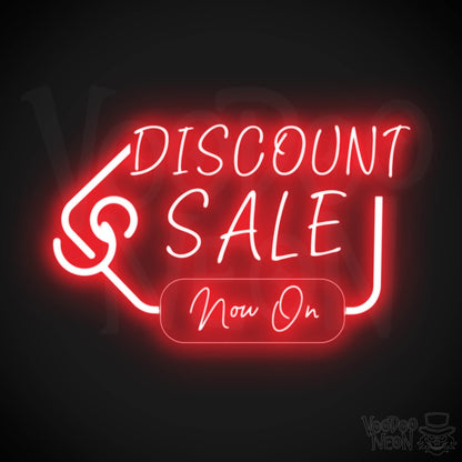 Discount Sale Now On Neon Sign - LED Wall Art - Color Red