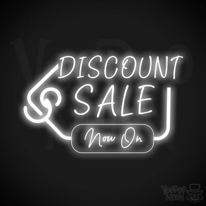Discount Sale Now On Neon Sign - LED Wall Art - Color White