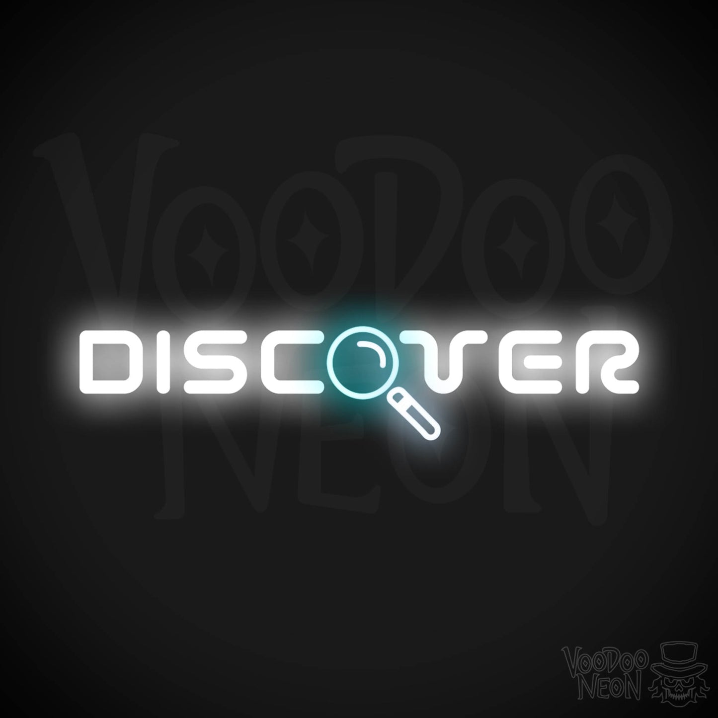 Discover Neon Sign - Neon Discover Sign - Word Sign - Color Multi-Color