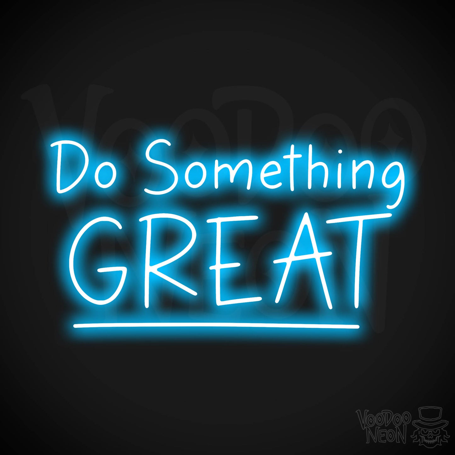 Do Something Great LED Neon - Dark Blue