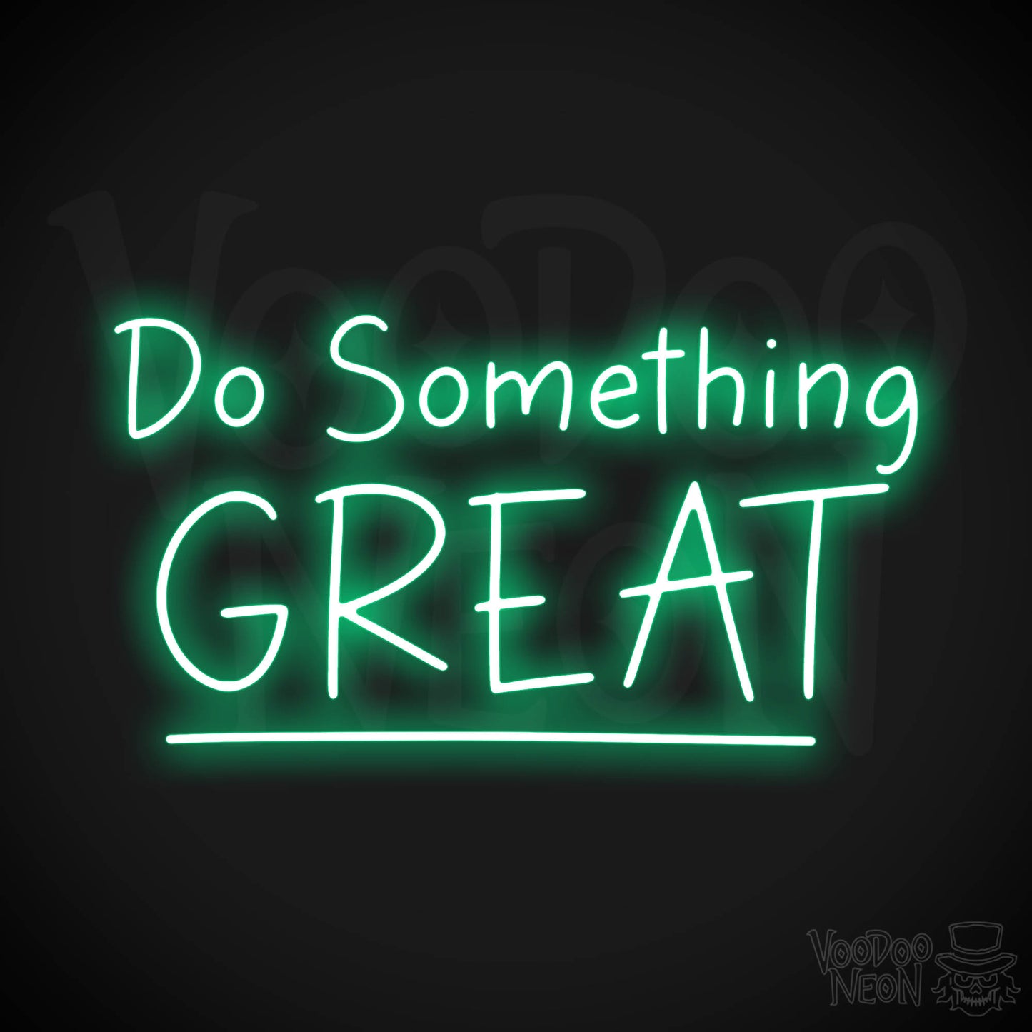 Do Something Great LED Neon - Green