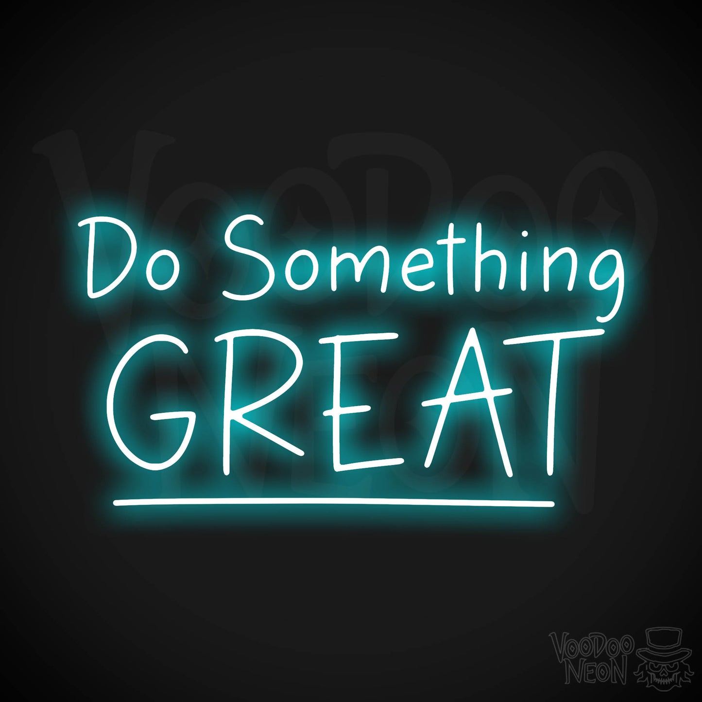 Do Something Great LED Neon - Ice Blue