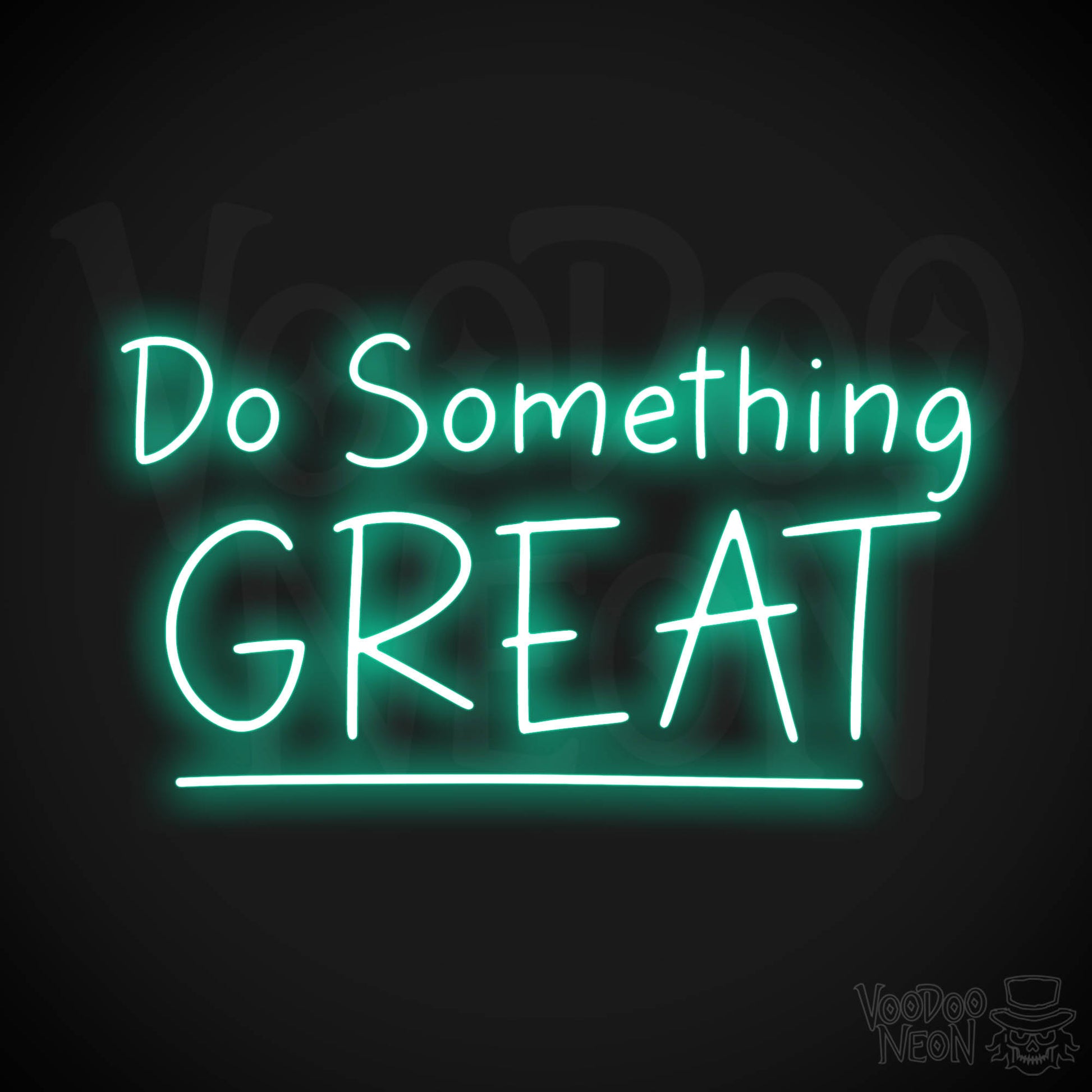 Do Something Great LED Neon - Light Green