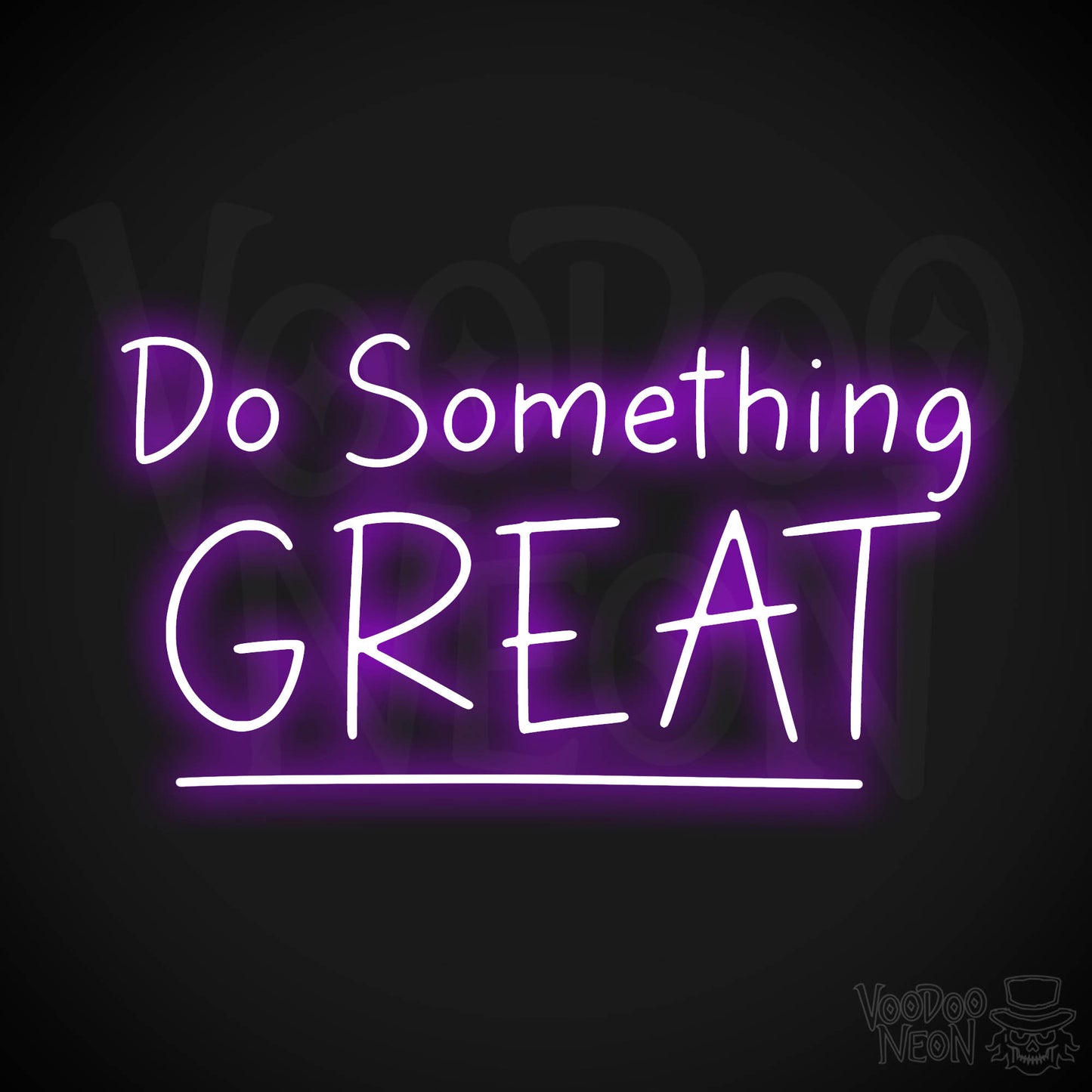 Do Something Great LED Neon - Purple