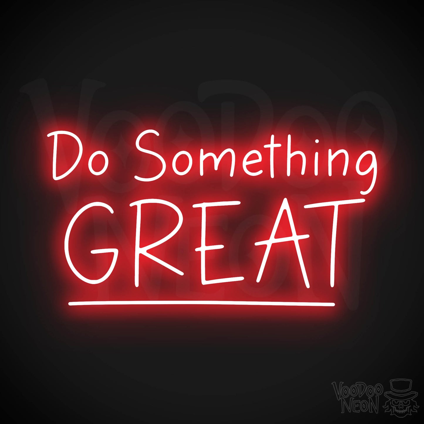 Do Something Great LED Neon - Red